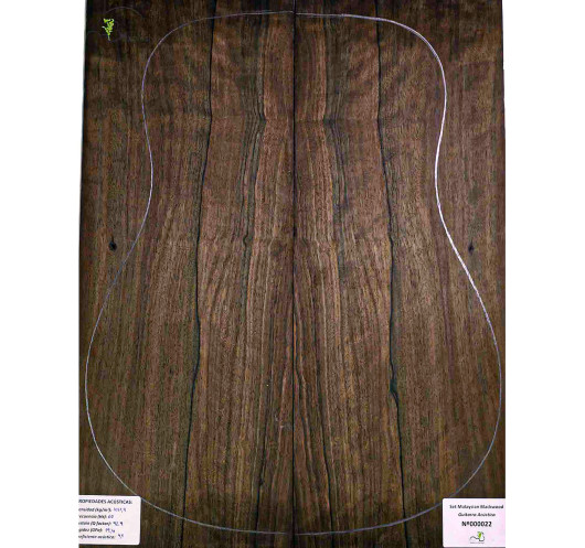 Juego Malaysian Blackwood Guitarra Acústica MB Exclusive Nº185| Maderas Barber