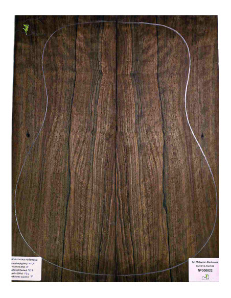 Jeu Malaysian Blackwood MB Exclusive Nº185 Guitare Acoustique|Maderas Barber
