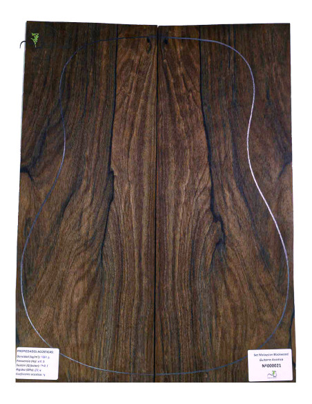Malaysian Blackwood Set Acoustic Guitar MB Exclusive Nº184|Maderas Barber