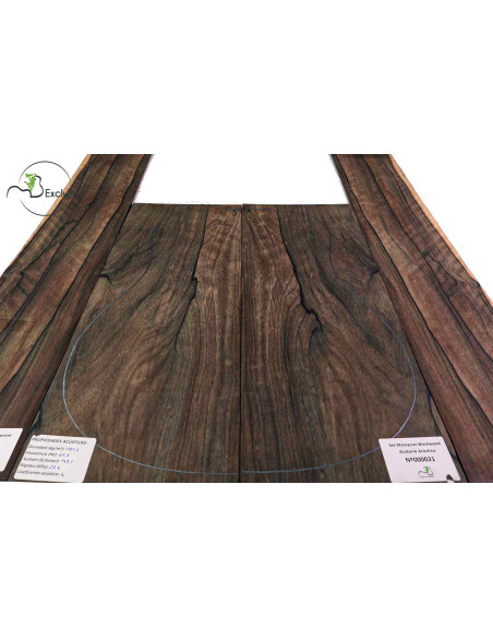 Jeu Malaysian Blackwood MB Exclusive Nº184 Guitare Acoustique|Maderas Barber