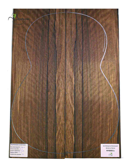 Juego Malaysian Blackwood Master Clásica MB Exclusive Nº000011| Maderas Barber
