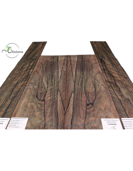Jeu Malaysian Blackwood MB Exclusive Nº174 Guitare Classique|Maderas Barber