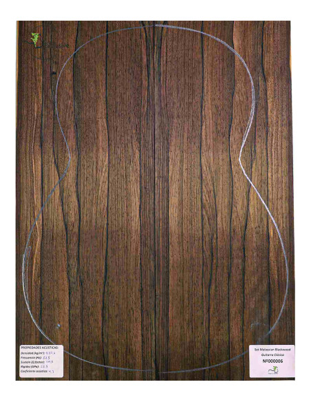Malaysian Blackwood Set Classic Guitar MB Exclusive Nº172|Maderas Barber
