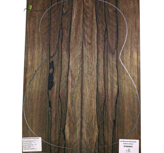 Malaysian Blackwood Set Classic Guitar MB Exclusive Nº169|Maderas Barber