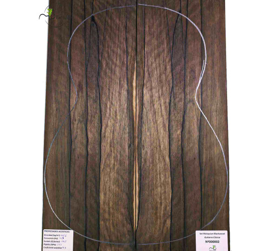 Malaysian Blackwood Set Classic Guitar MB Exclusive Nº168|Maderas Barber