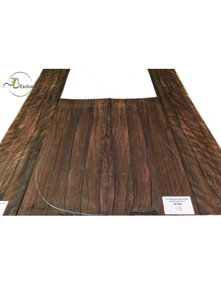 Jeu Malaysian Blackwood Guitare Acoustique MB Exclusive Nº164 |Maderas Barber