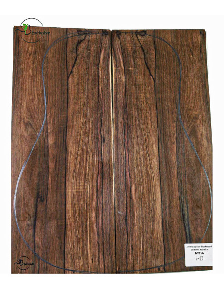 Malaysian Blackwood Set Nº156 Acoustic Guitar MB Exclusive | Unique Pcs