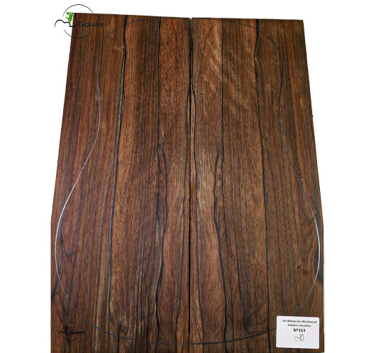 Jeu Malaysian Blackwood Guitare Acoustique MB Exclusive Nº163 |Maderas Barber