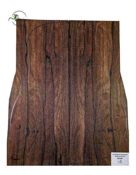 Malaysian Blackwood Set Nº144 Acoustic Guitar MB Exclusive | Unique Pcs