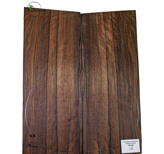 Malaysian Blackwood Set Nº139 Acoustic Guitar MB Exclusive | Unique Pcs