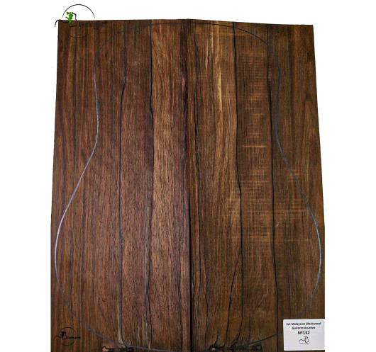 Jeu Malaysian Blackwood Guitare Acoustique MB Exclusive Nº132 |Maderas Barber