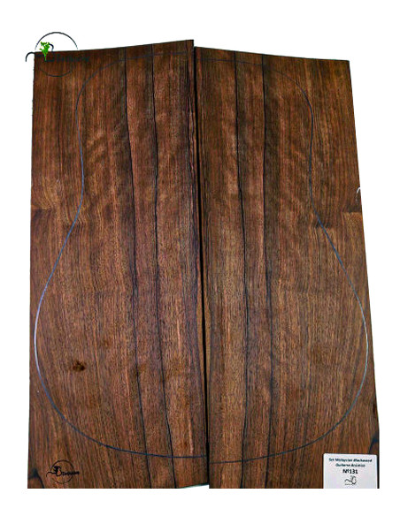 Jeu Malaysian Blackwood Guitare Acoustique MB Exclusive Nº131 |Maderas Barber
