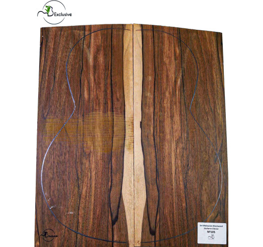Malaysian Blackwood Set Nº105 Classical Guitar MB Exclusive | Unique Pcs