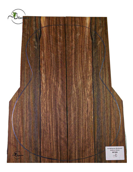 Malaysian Blackwood Set Nº104 Classical Guitar MB Exclusive | Unique Pcs