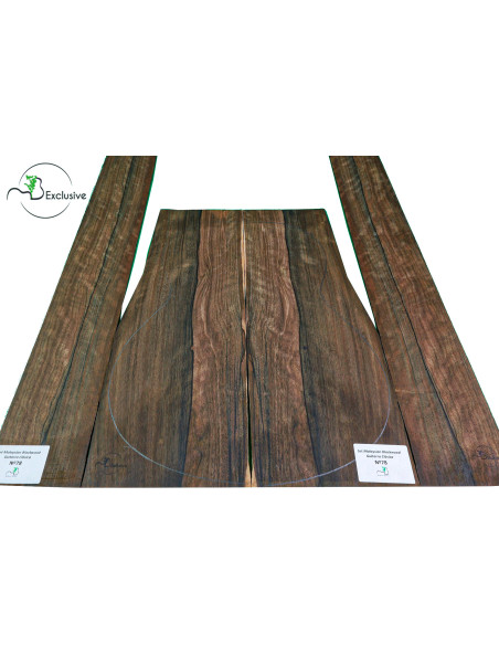 Malaysian Blackwood Set Nº78 Classical Guitar MB Exclusive | Unique Pcs