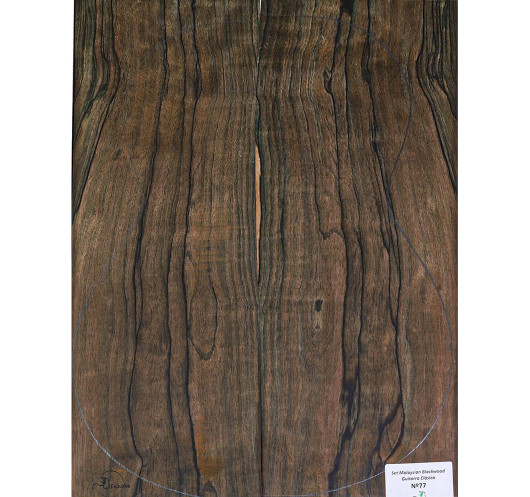 Malaysian Blackwood Set Nº77 Classical Guitar MB Exclusive | Unique Pcs