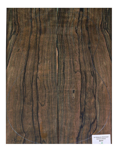 Malaysian Blackwood Set Nº77 Classical Guitar MB Exclusive | Unique Pcs