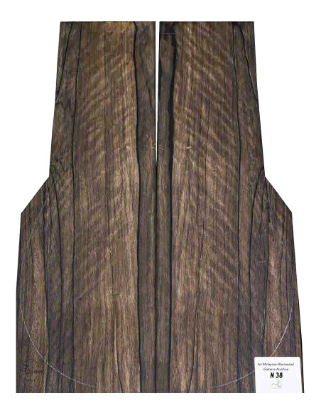 Malaysian Blackwood Set Nº18 Acoustic Guitar MB Exclusive | Unique Pcs