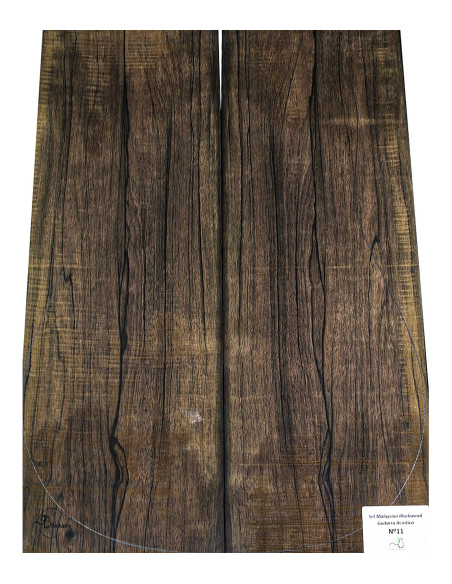 Malaysian Blackwood Set Nº11 Acoustic Guitar MB Exclusive | Unique Pcs