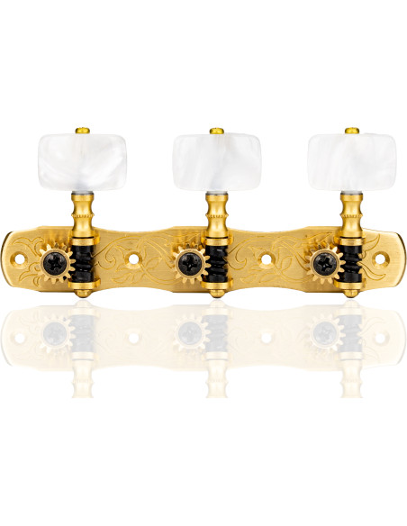 Gotoh Classical Guitar Machine Head Solid Brass 35AR1800/1W-SB