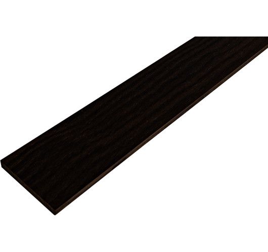 Touche Brankowood® FSC 100% Noire A 530x70x8 mm
