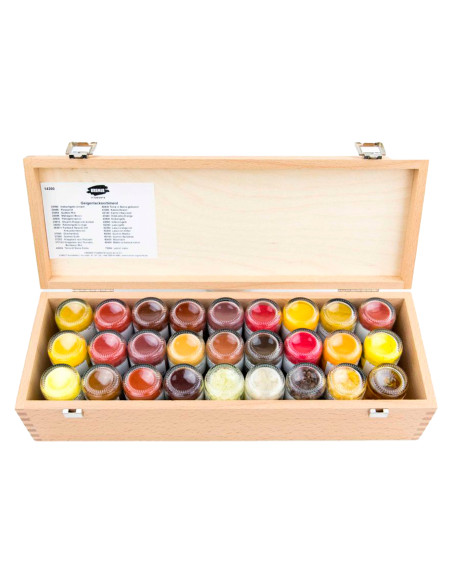 Assortiment de Pigments et Résines pour Luthiers