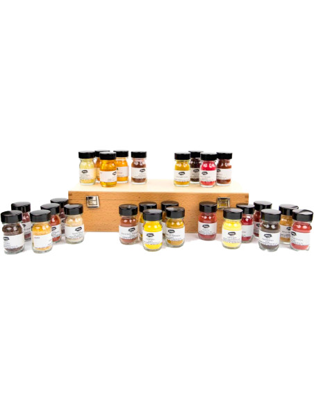 Assortiment de Pigments et Résines pour Luthiers | Maderas Barber