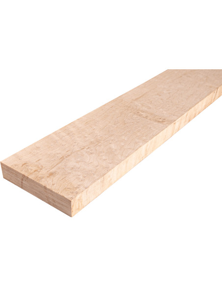 Ébauche de Manche en Érable Œil d’Oiseau AA 850 × 105 × 25 mm | Maderas Barber