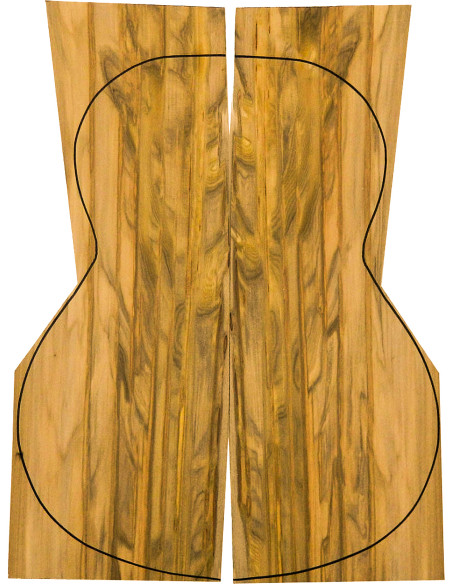 Backs in Red Gum for Classic Guitar | Maderas Barber