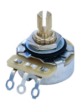 CTS U.S.A. standard bushing 250 K audio potentiometer | Maderas