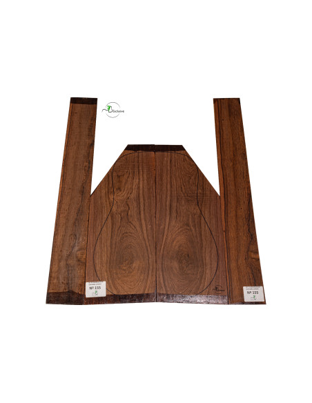 Madagascar Rosewood Set No. 155 for Classical Guitar | Maderas Barber