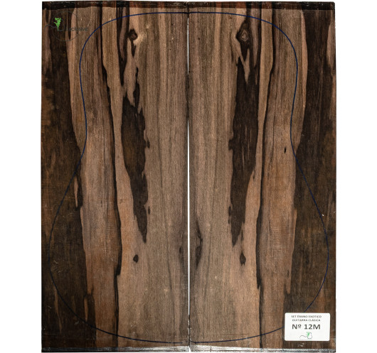 Jeu Ébène Exotique Guitare Classique MB Exclusive Nº12M | Maderas Barber