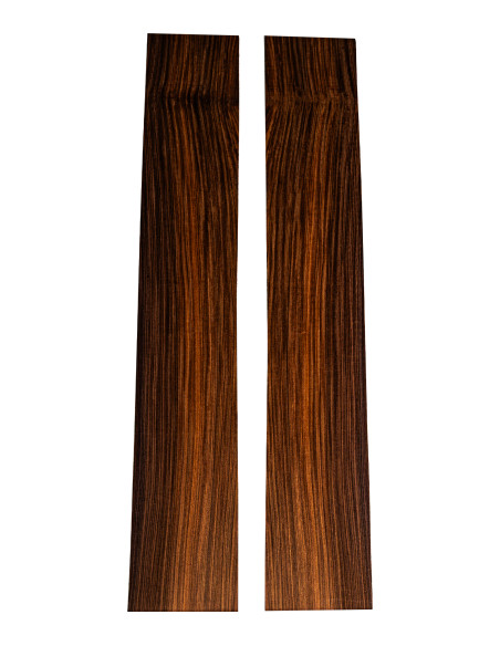 Éclisses en Santos Rosewood FSC 100% AAA pour guitare acoustique avec figure marquée et teintes expressives