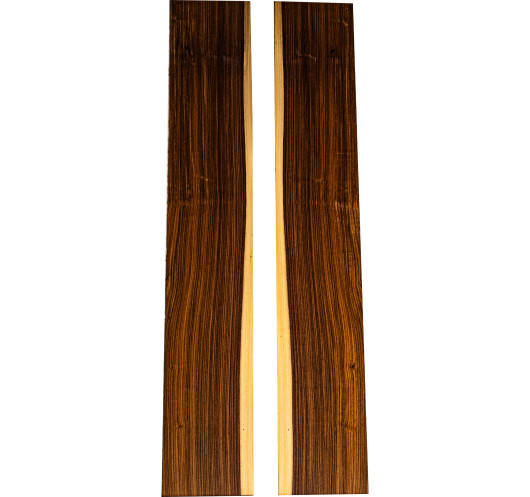 Santos Rosewood FSC 100% A acoustic guitar sides with balanced grain and moderate natural figuring