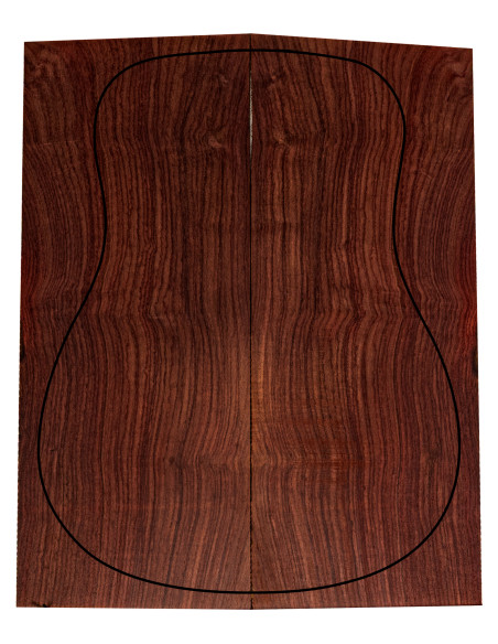 Fonds de guitare A/B en palissandre de l’Inde – variation de maille dans un jeu individuel
