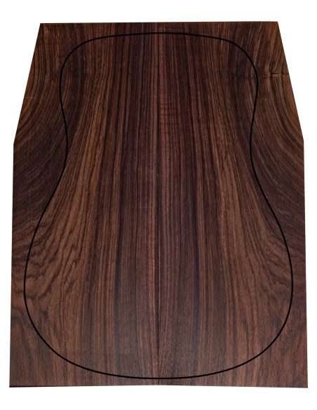 Indian Rosewood A/B Backs Pack (20 sets) for guitar | Maderas Barber
