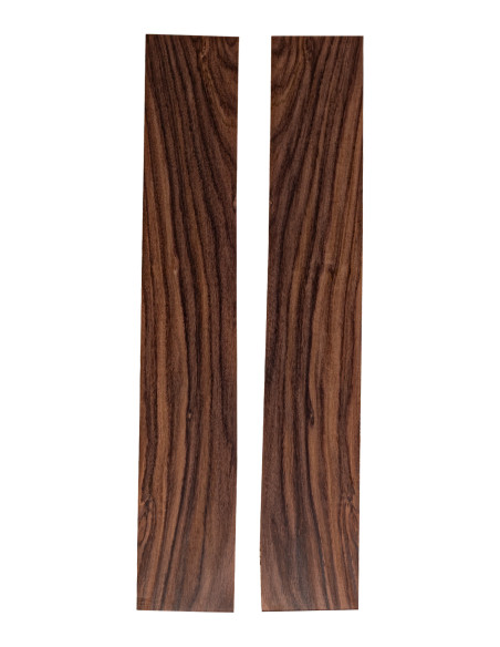 Opened A/B Indian Rosewood side set – illustration of batch variability