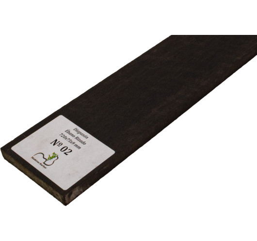 Curly Ebony Fingerboard 720x75x9 mm MB Exclusive Nº2 | Maderas Barber