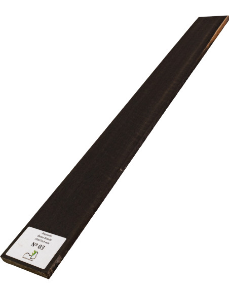 Curly Ebony Fingerboard 720x75x9 mm MB Exclusive No.3, full view