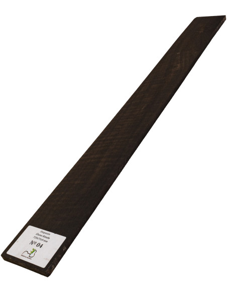 Curly Ebony Fingerboard 720x75x9 mm MB Exclusive No.4, full view