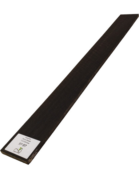 Curly Ebony Fingerboard 720x75x9 mm MB Exclusive No.7, full view