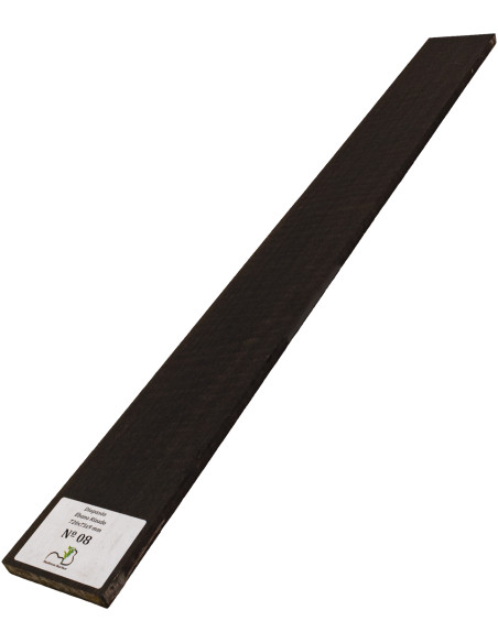 Curly Ebony Fingerboard 720x75x9 mm MB Exclusive No.8, full view