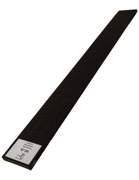 Curly Ebony Fingerboard 720x75x9 mm MB Exclusive No.9, full view