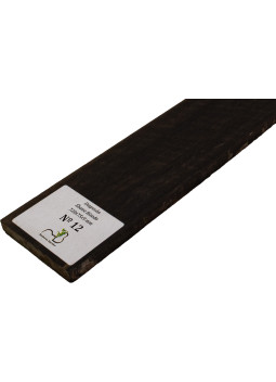 Diapasón de Ébano Rizado 720x75x9 mm MB Exclusive Nº12, detalle del rizo natural