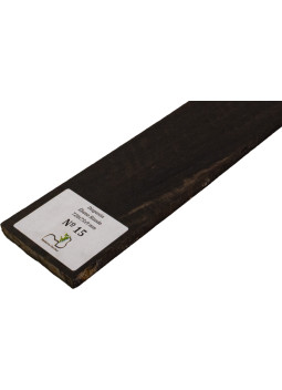 Curly Ebony Fingerboard 720x75x9 mm MB Exclusive No.15, natural curl detail