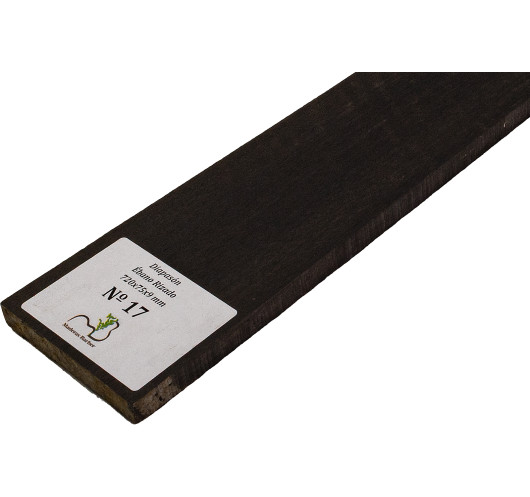 Curly Ebony Fingerboard 720x75x9 mm MB Exclusive No.17, natural curl detail