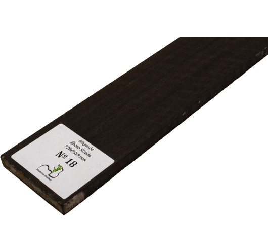 Curly Ebony Fingerboard 720x75x9 mm MB Exclusive No.18, natural curl detail