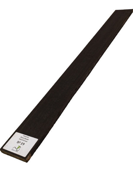 Curly Ebony Fingerboard 720x75x9 mm MB Exclusive No.19, full view