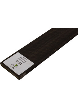 Curly Ebony Fingerboard 470x75x9 mm MB Exclusive No.1, natural curl detail