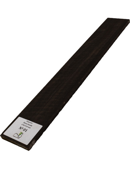 Touche en ébène ondé 470x75x9 mm MB Exclusive N°1, vue complète